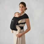 Embrace Cozy Newborn Carrier Pure Black
